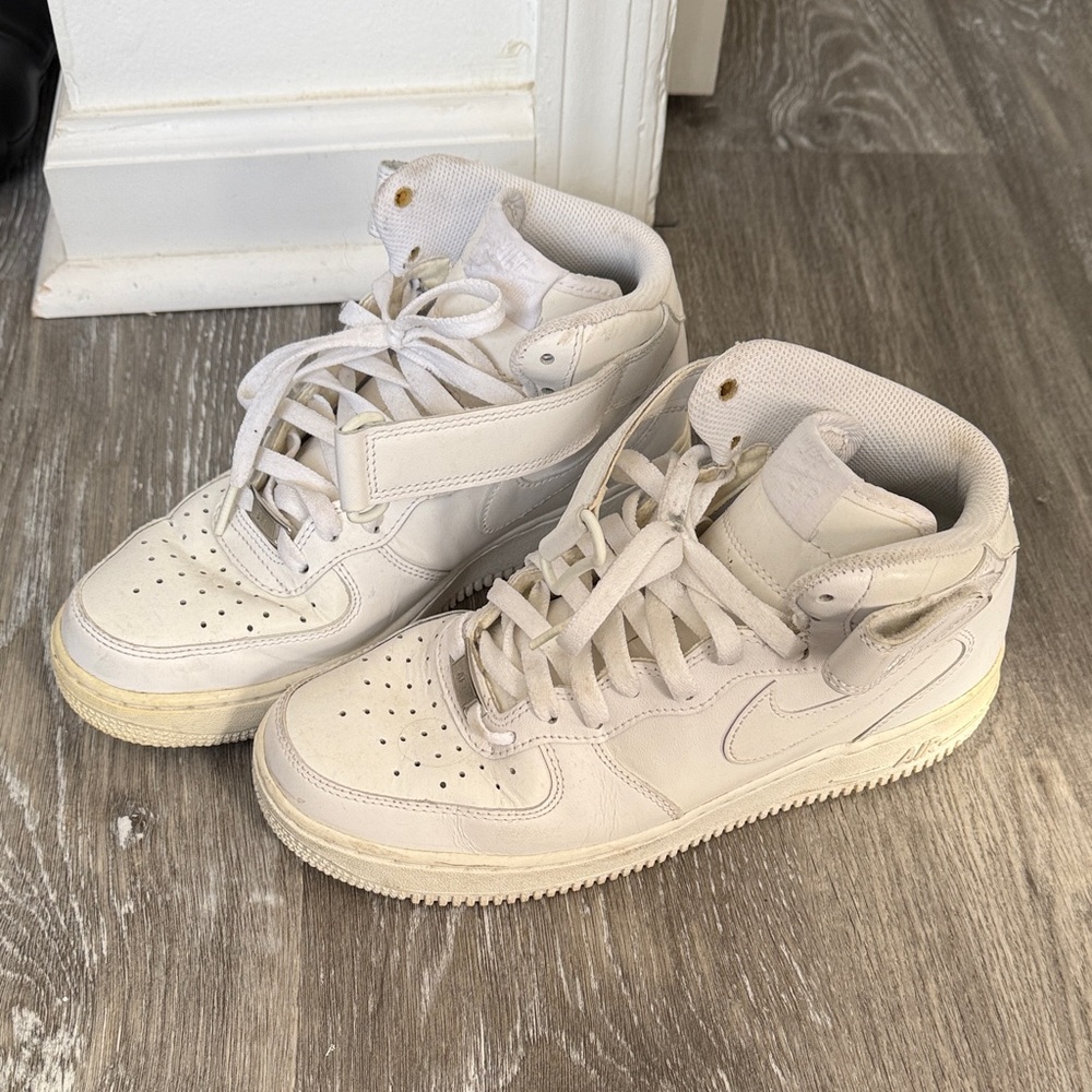 Premium White High-Top Sneakers